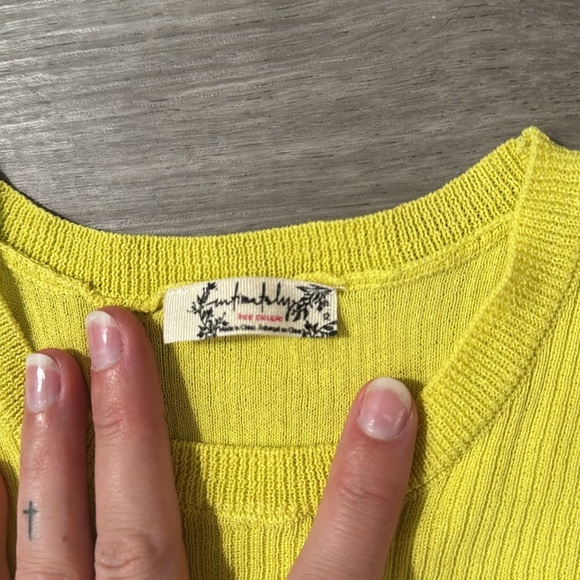 Free People “Intimately” Muscle Up Knit Tank - Picture 6 of 7